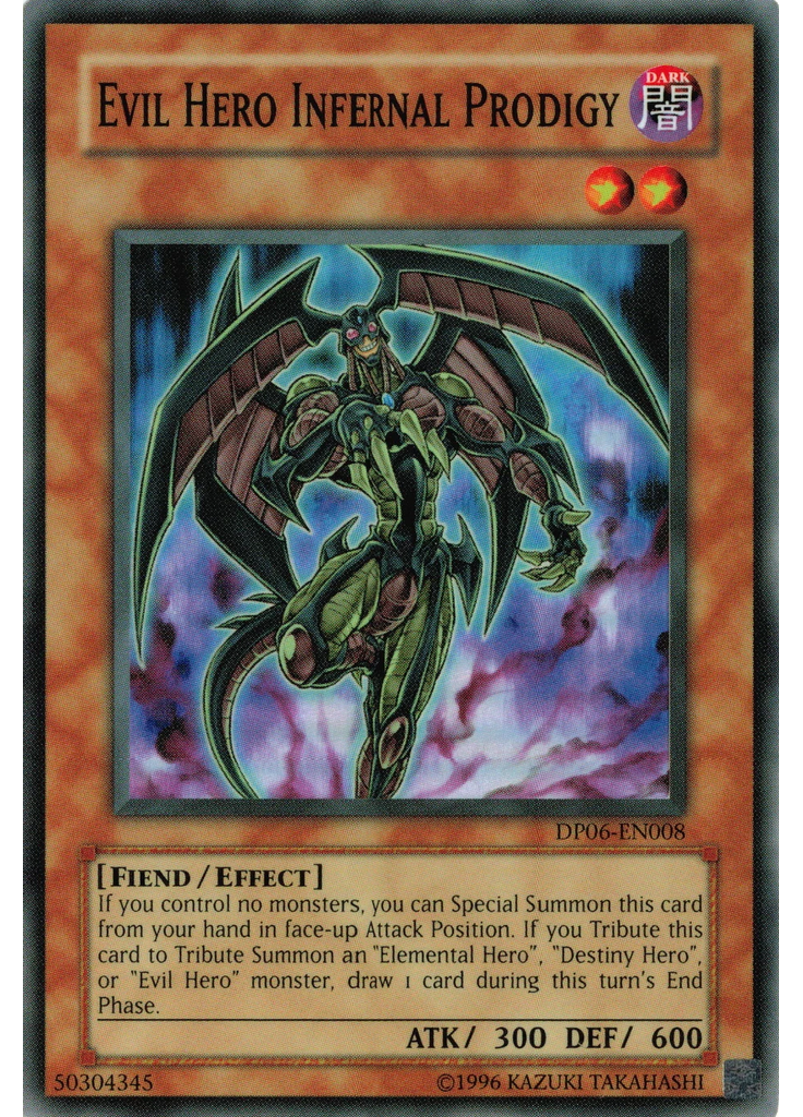 Evil HERO Infernal Prodigy (Super Rare Unlimited)