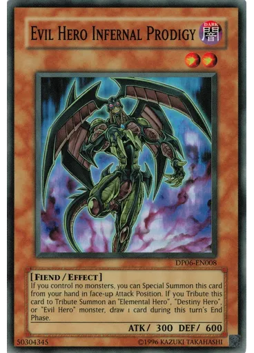 Evil HERO Infernal Prodigy (Super Rare Unlimited)