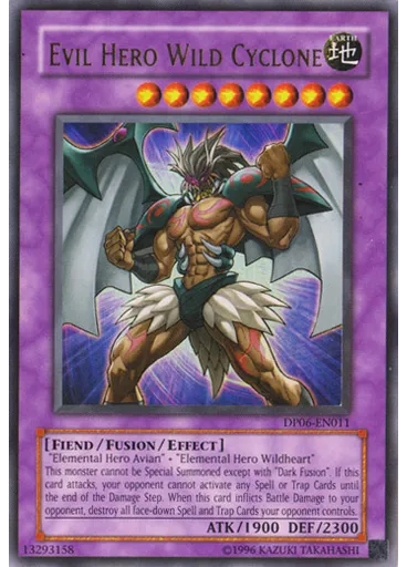 Evil HERO Wild Cyclone (Ultra Rare Unlimited)