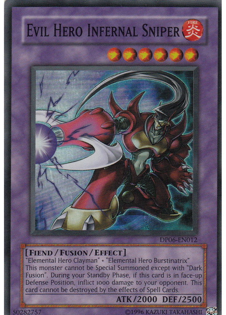 Evil HERO Infernal Sniper (Super Rare Unlimited)