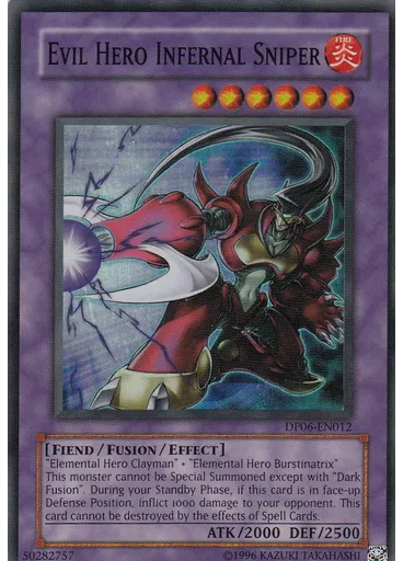 Evil HERO Infernal Sniper (Super Rare Unlimited)