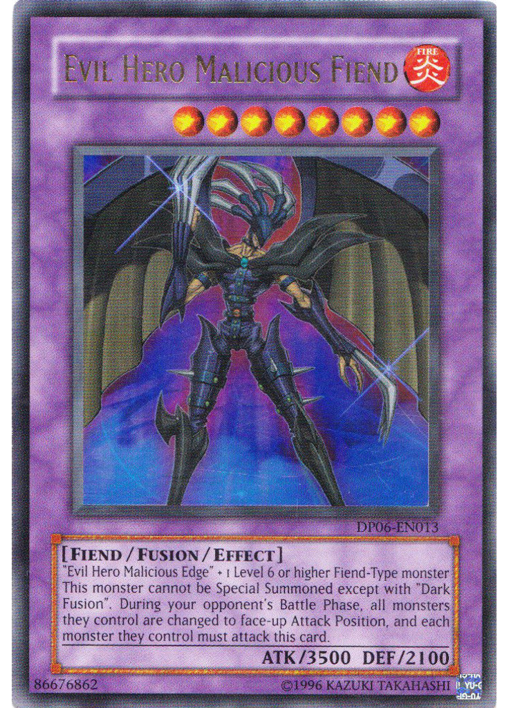 Evil HERO Malicious Fiend (Ultra Rare Unlimited)