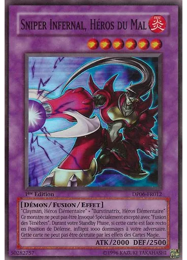 Sniper Infernal, HÉROS du Mal — Pack du Duelliste: Jaden Yuki 3