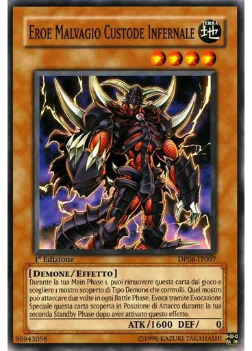 Custode Infernale EROE Malvagio — Duelist Pack: Jaden Yuki 3