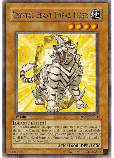 Crystal Beast Topaz Tiger — Duelist Pack: Jesse Anderson