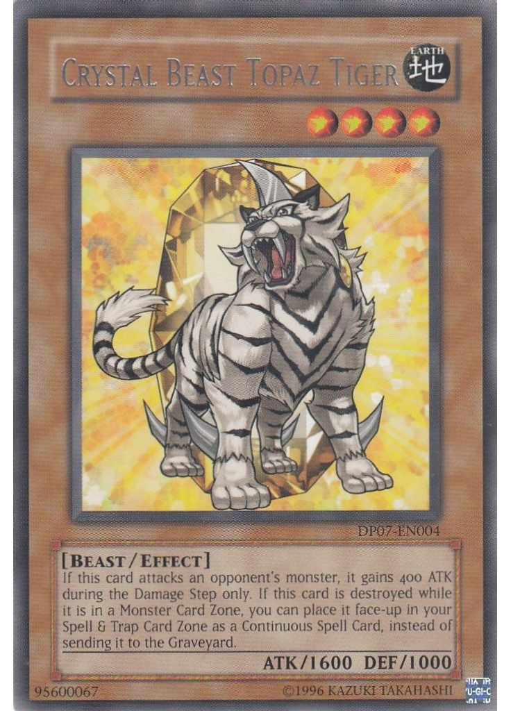 Crystal Beast Topaz Tiger (Rare Unlimited)