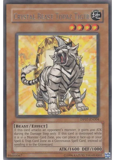 Crystal Beast Topaz Tiger (Rare Unlimited)
