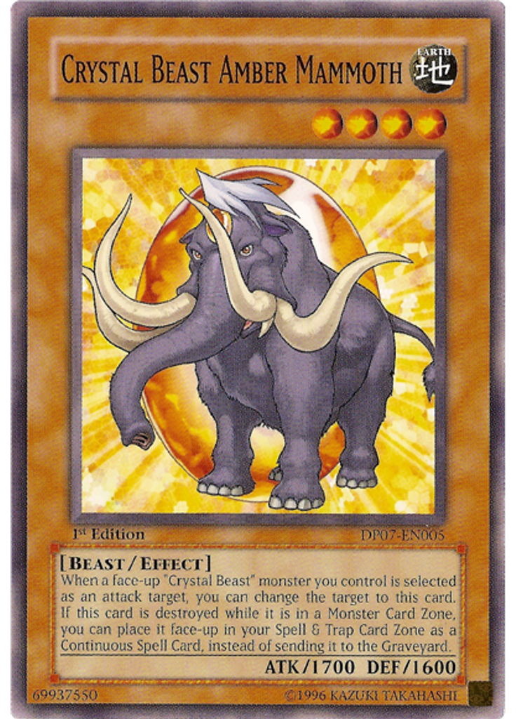 Crystal Beast Amber Mammoth
