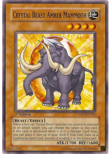 Crystal Beast Amber Mammoth