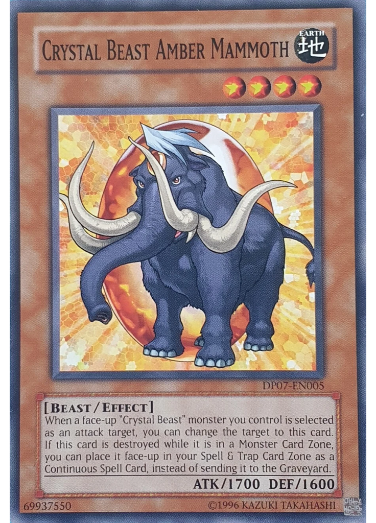Crystal Beast Amber Mammoth (Common Unlimited)