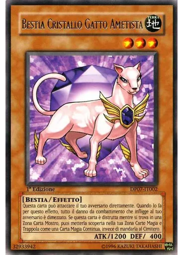Bestia Cristallo Gatto Ametista