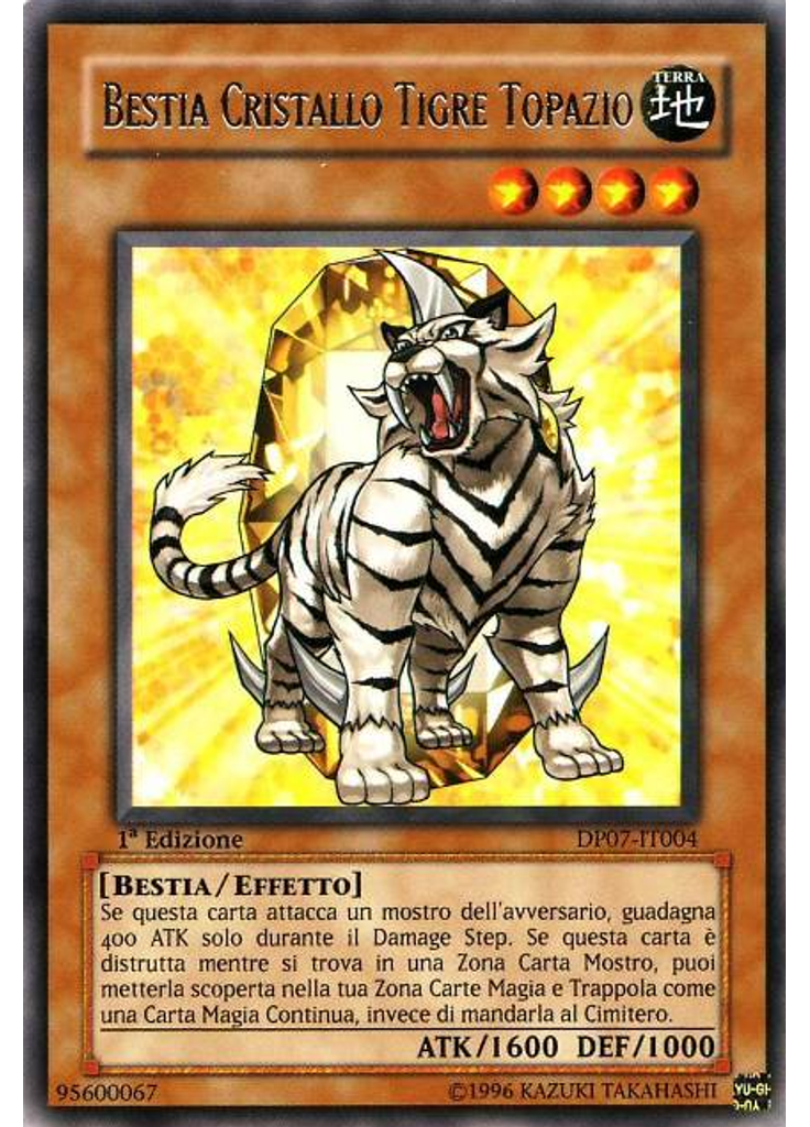 Bestia Cristallo Tigre Topazio