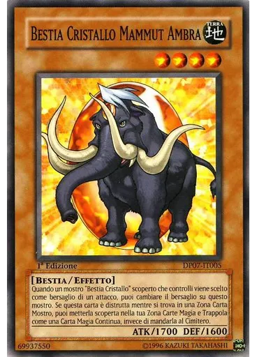 Bestia Cristallo Mammut Ambra