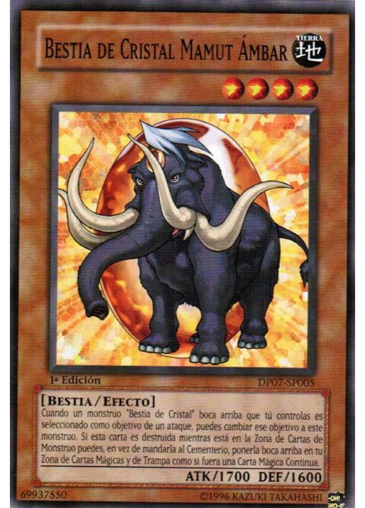 Bestia de Cristal Mamut Ámbar