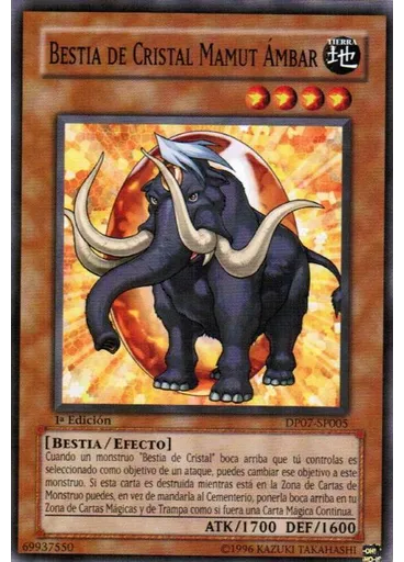 Bestia de Cristal Mamut Ámbar
