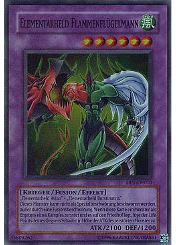 Elementar-HELD Flammenflügelmann (Super Rare Unlimited)