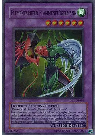 Elementar-HELD Flammenflügelmann (Super Rare Unlimited)