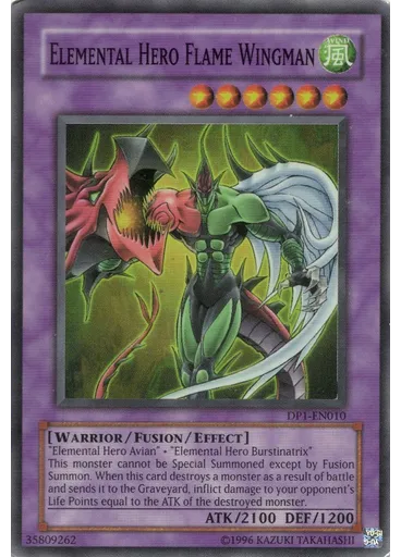 Elemental HERO Flame Wingman (Super Rare Unlimited)