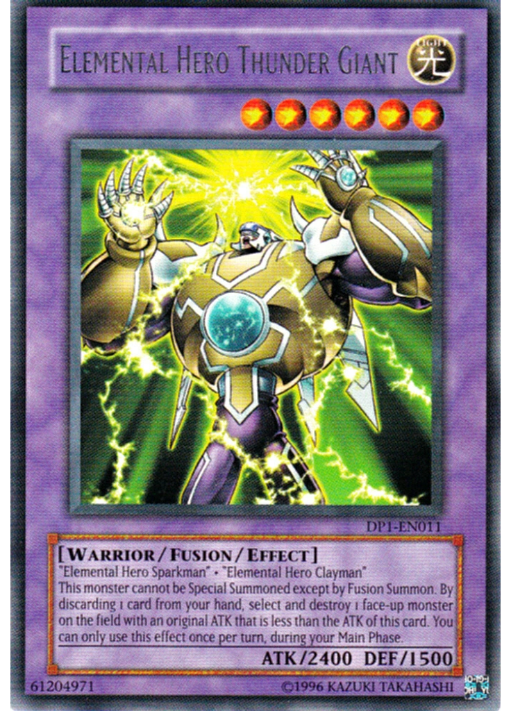 Elemental HERO Thunder Giant (Rare Unlimited)