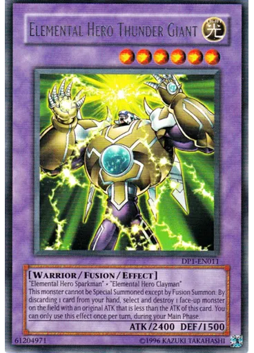 Elemental HERO Thunder Giant (Rare Unlimited)
