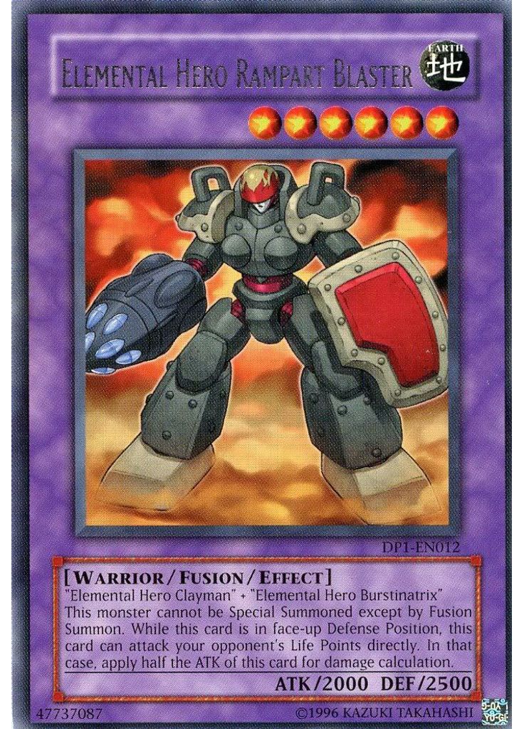 Elemental HERO Rampart Blaster (Rare Unlimited)