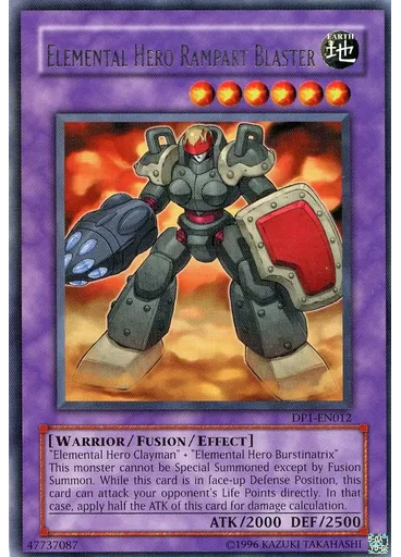 Elemental HERO Rampart Blaster (Rare Unlimited)