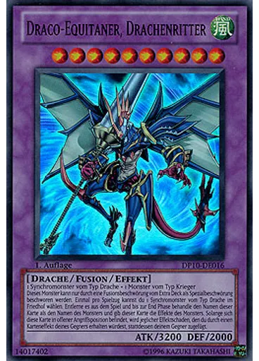 Draco-Equitaner, Drachenritter — Duelist Pack: Yusei 3