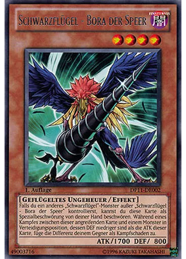 Schwarzflügel - Bora der Speer — Duelist Pack: Crow