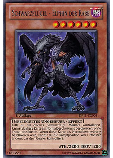 Schwarzflügel - Elphin der Rabe — Duelist Pack: Crow