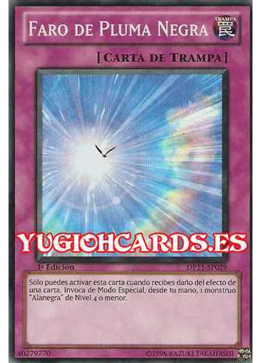 Faro de Pluma Negra — Sobre de Duelista: Crow