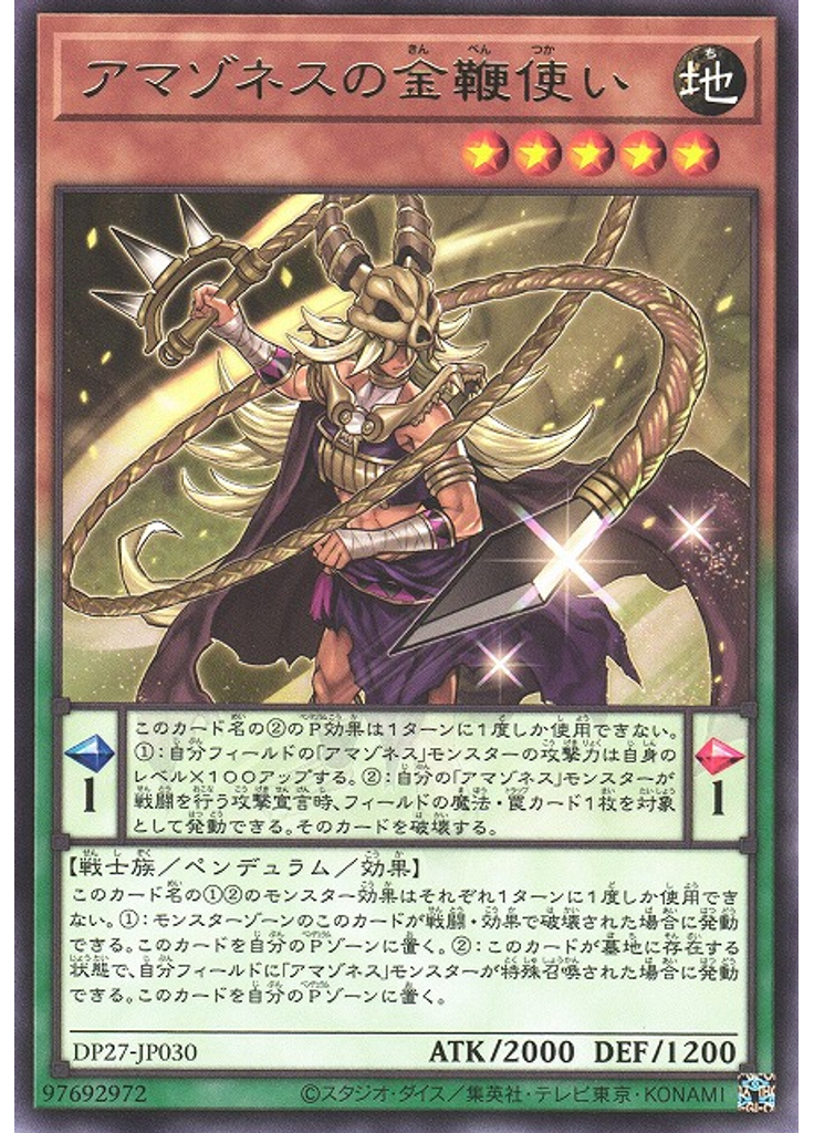 アマゾネスの金鞭使い