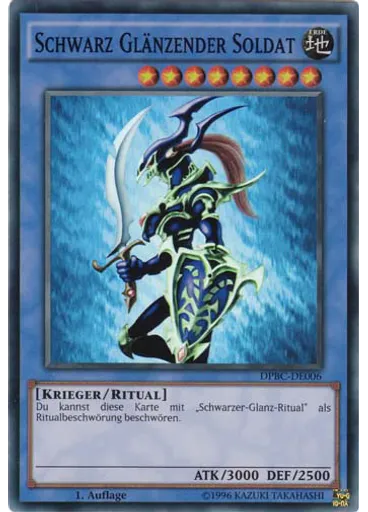 Schwarz Glänzender Soldat