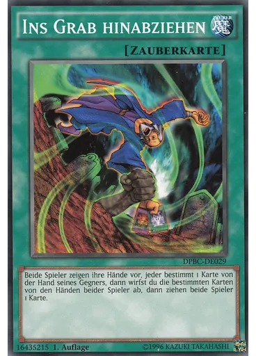 Ins Grab hinabziehen