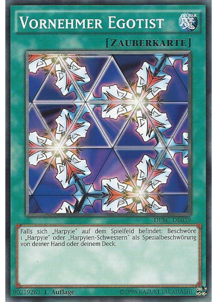Vornehmer Egotist