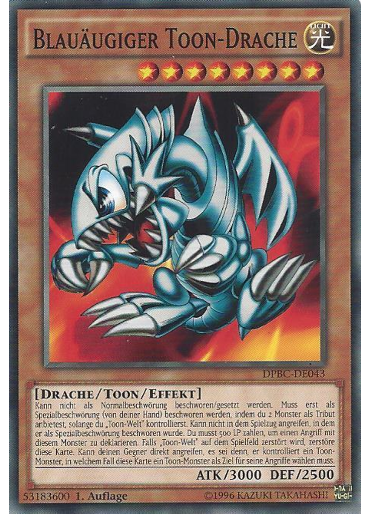Blauäugiger Toon-Drache