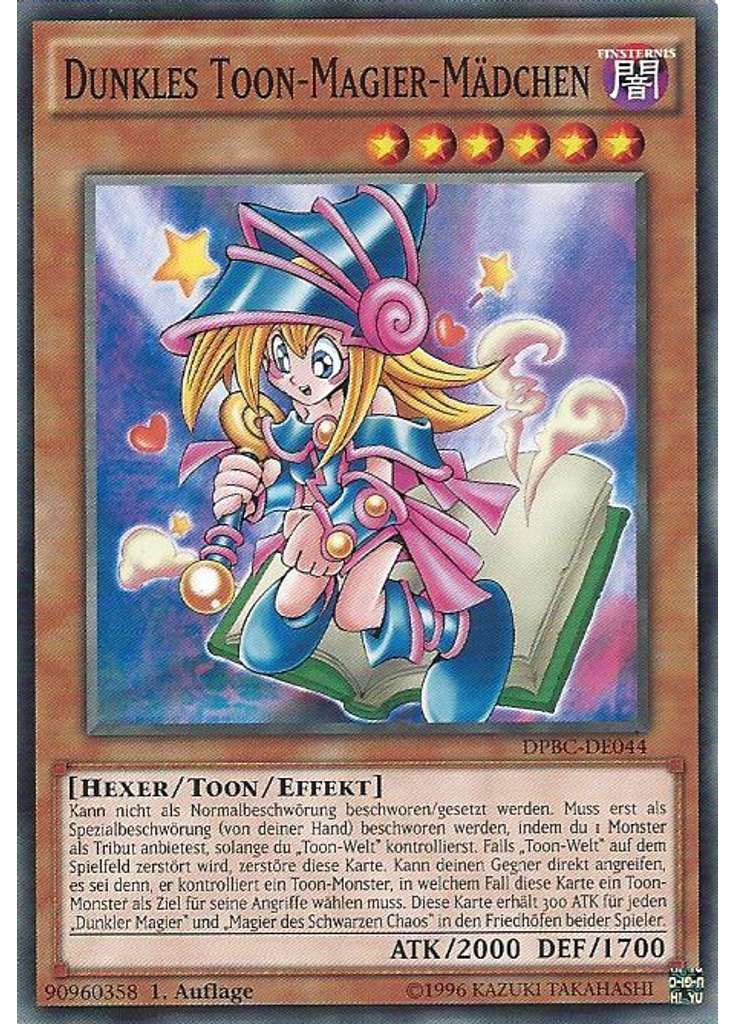 Toon-Dunkles Magier-Mädchen