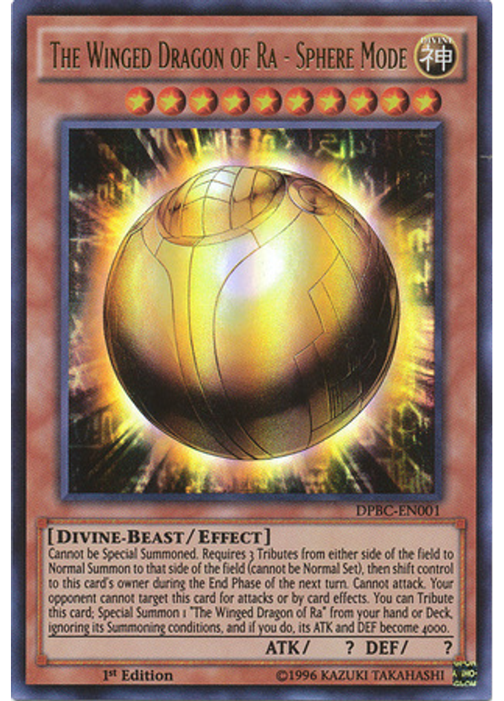The Winged Dragon of Ra - Sphere Mode
