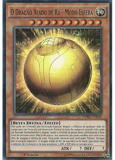 O Dragão Alado de Rá - Modo Esfera