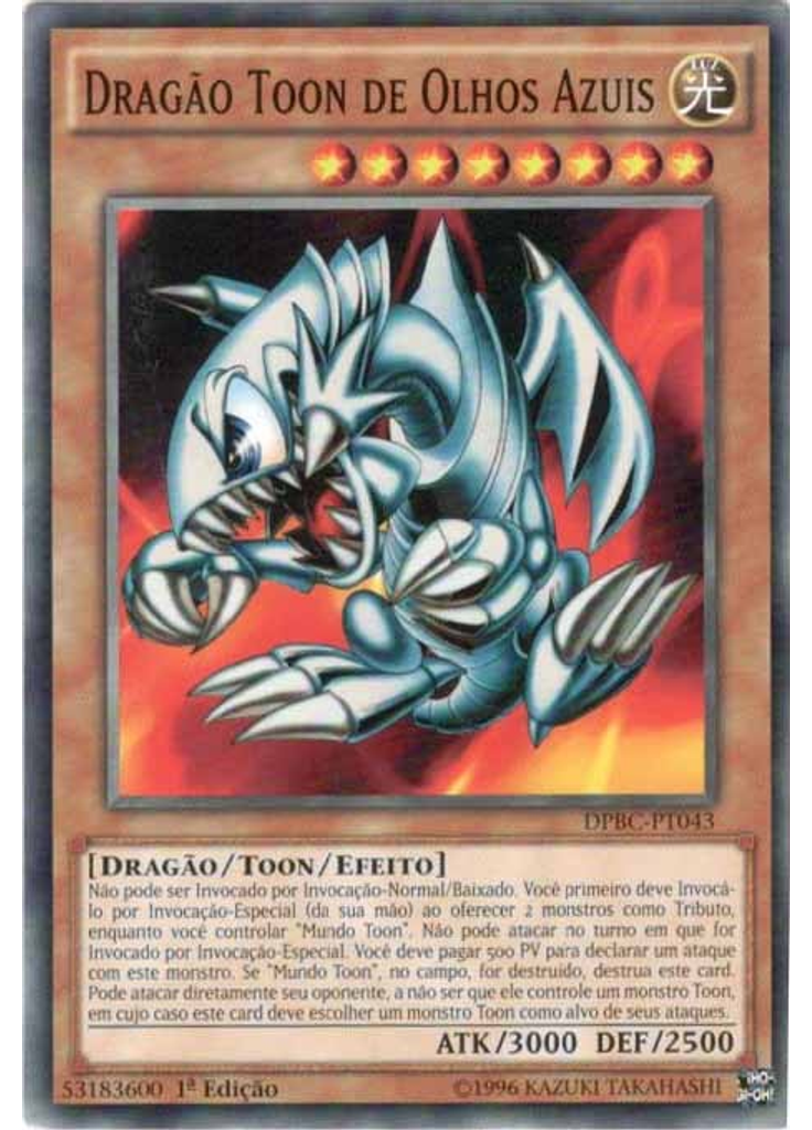 Dragão Toon de Olhos Azuis