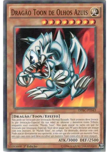 Dragão Toon de Olhos Azuis
