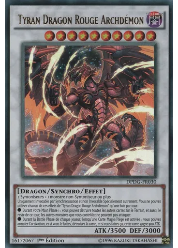Tyran Dragon Rouge Archdémon