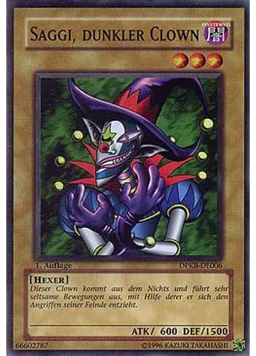 Saggi, dunkler Clown