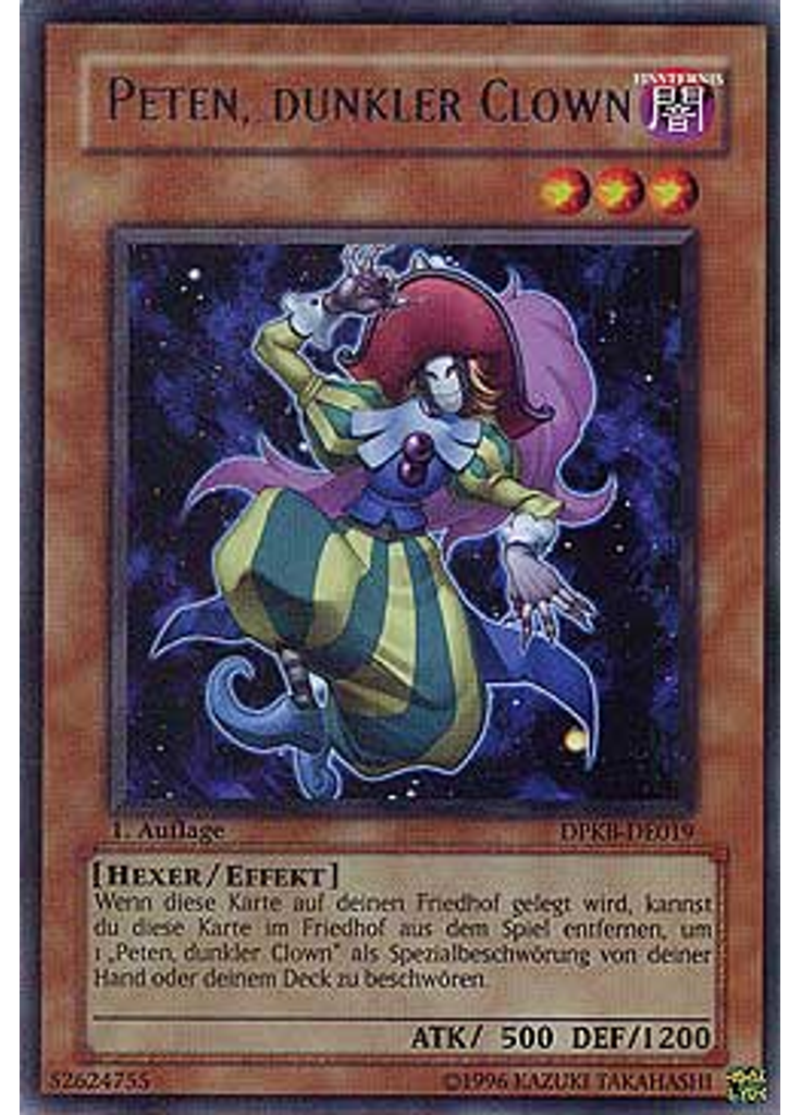 Peten, dunkler Clown