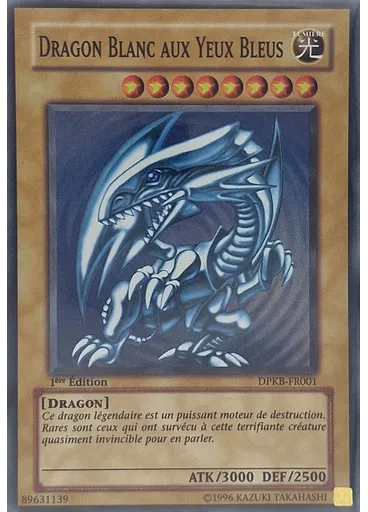 Dragon Blanc aux Yeux Bleus