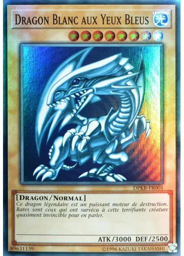 Dragon Blanc aux Yeux Bleus (Super Rare Unlimited)