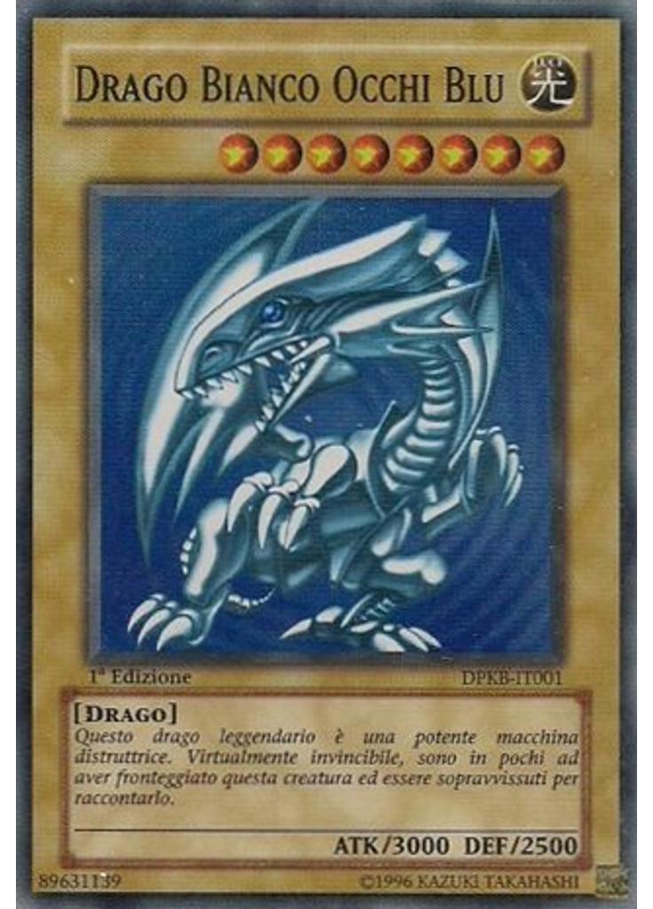 Drago Bianco Occhi Blu