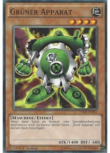 Grüner Apparat — Duelist Pack: Rivals of the Pharaoh