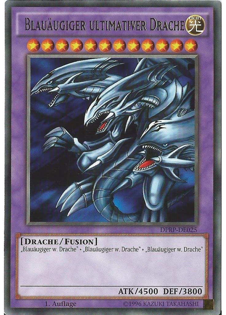 Blauäugiger ultimativer Drache