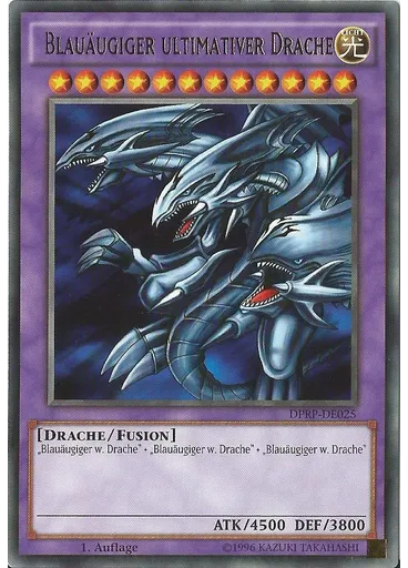 Blauäugiger ultimativer Drache