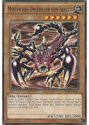 Mystisches Ungeheuer von Serket